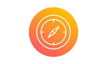 Novartis Icon Compass Roundel Orange RGB